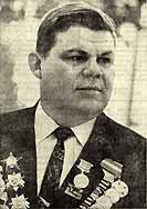 Полный кавалер ордена Славы старшина М.Ф. Литягин, 1972г.